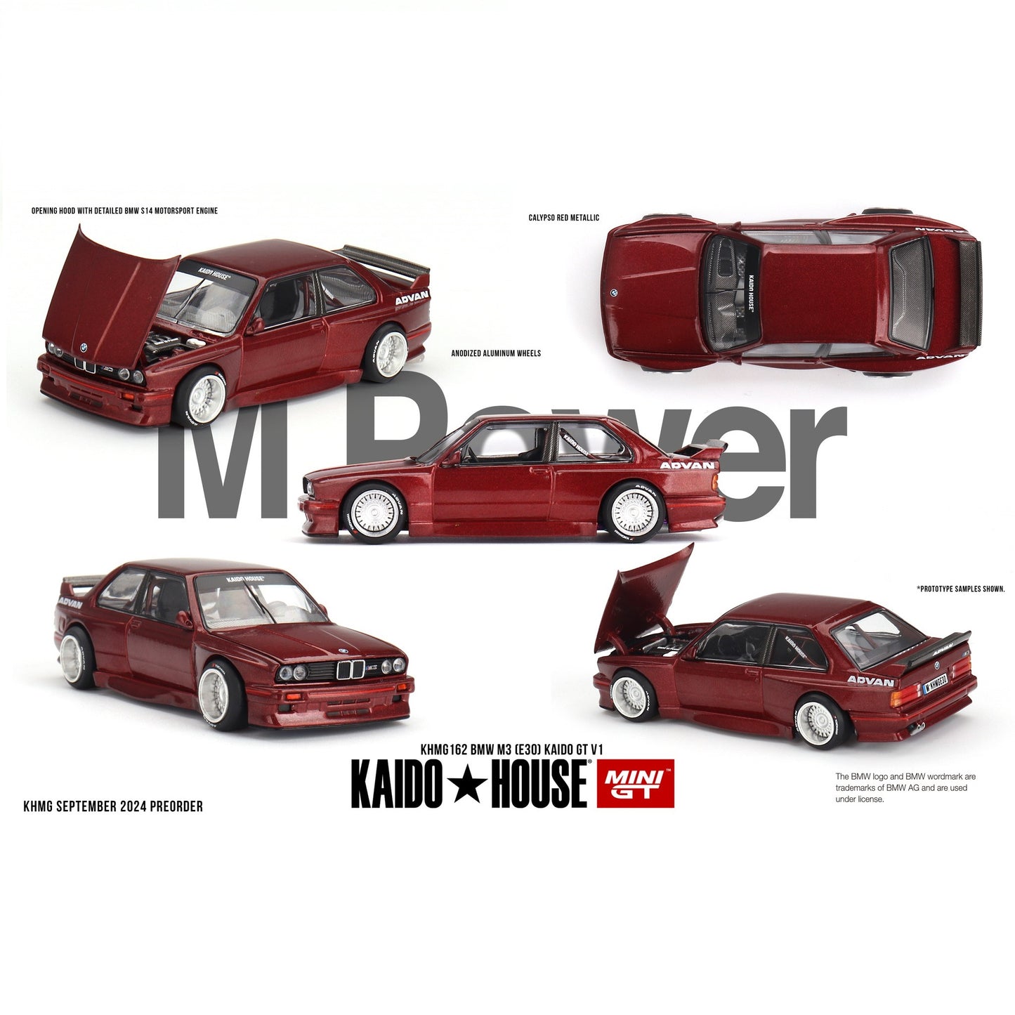 MINI GT x Kaido House 1/64 BMW M3 (E30) Kaido GT V1 KHMG162