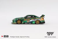 PREORDER MINI GT 1/64 Nissan LB-Super Silhouette S15 SILVIA LBWK 2024 Fausto Racing MGT00858-R (Approx. Release Date : Q1 2025 subject to manufacturer's final decision)