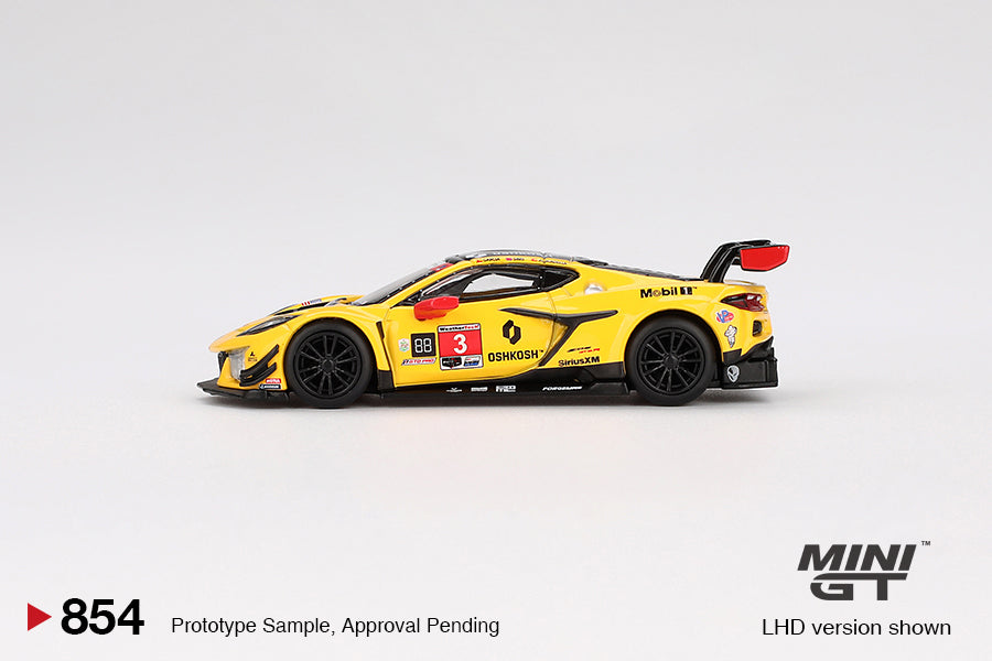 PREORDER MINI GT 1/64 Chevrolet Corvette Z06 GT3.R #3 Corvette Racing by Pratt Miller Motorsports 2024 IMSA Daytona 24 Hrs MGT00854-BL (Approx. Release Date : Q1 2025 subject to manufacturer's final decision)