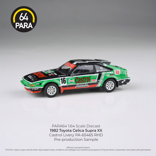 PARA64 1/64 1984 Toyota A60 Celica XX / Celica Supra, Castrol – PA-65465