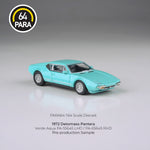 PREORDER PARA64 1/64 1974 De Tomaso Pantera – Verde Aqua – PA-55645 (Approx. Release Date : Q1 2025 subject to manufacturer's final decision)