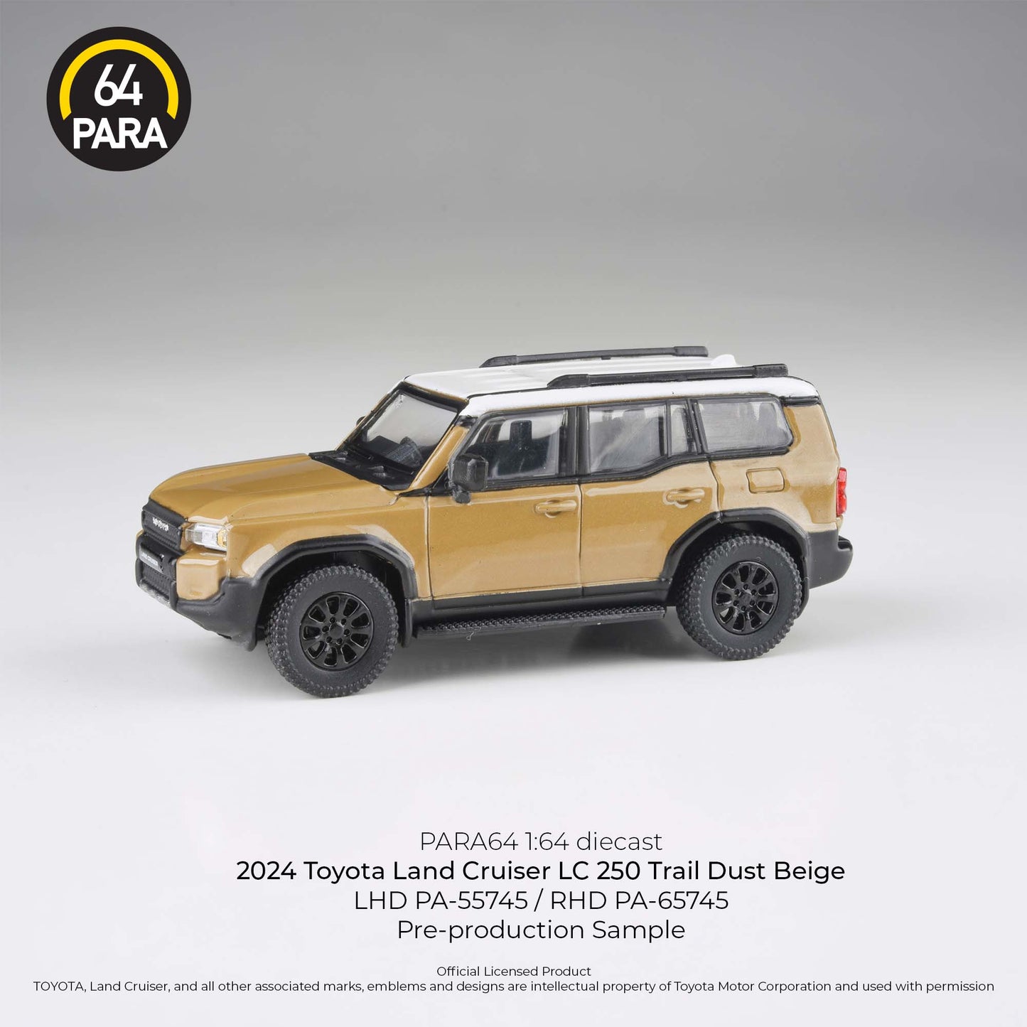 PARA64 1/64 2024 Toyota Land Cruiser 250 – Trail Dust – PA-55745