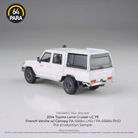 PREORDER PARA64 1/64 2014 Toyota Land Cruiser Double Cab Pickup LC79 -Vanilla – PA-55684 (Approx. Release Date : Q1 2025 subject to manufacturer's final decision)