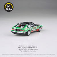 PREORDER PARA64 1/64 1984 Toyota A60 Celica XX / Celica Supra, Castrol – PA-65465 (Approx. Release Date : Q1 2025 subject to manufacturer's final decision)