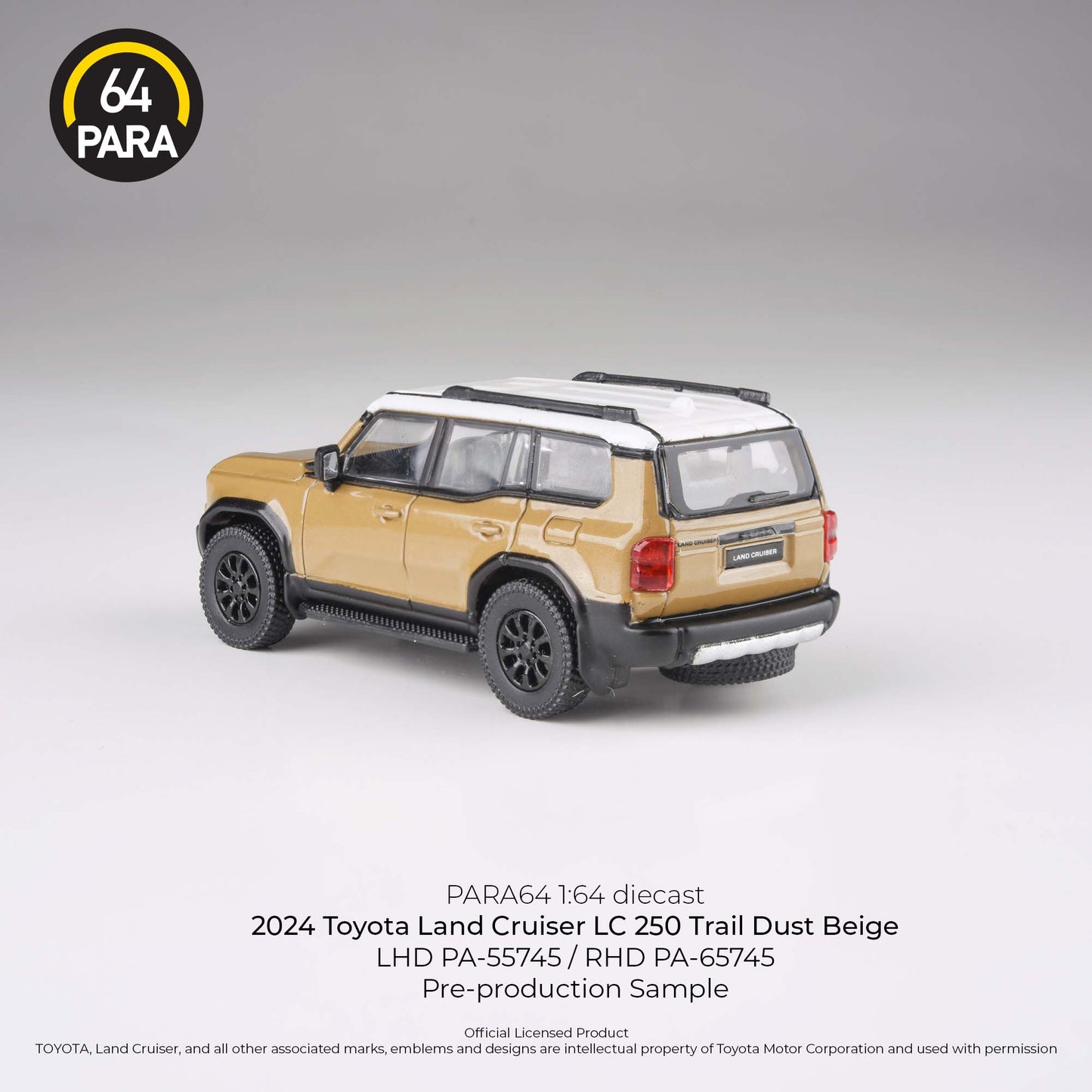 PARA64 1/64 2024 Toyota Land Cruiser 250 – Trail Dust – PA-55745