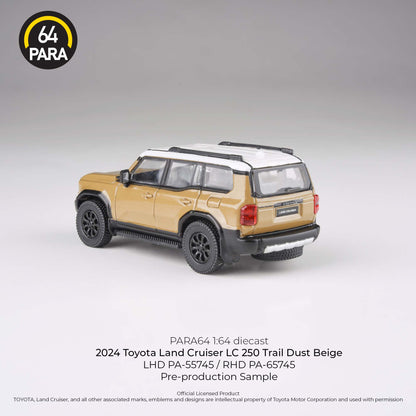 PARA64 1/64 2024 Toyota Land Cruiser 250 – Trail Dust – PA-55745