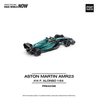 PREORDER POPRACE 1/64 ASTON MARTIN AMR23 F1 #14 F. ALONSO PR640198 (Approx. Release Date: Q1 2025 and subject to the manufacturer's final decision)