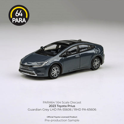 PARA64 1/64 2023 Toyota Prius – Guardian Grey – PA-55606
