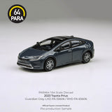 PREORDER PARA64 1/64 2023 Toyota Prius – Guardian Grey – PA-55606 (Approx. Release Date : Q1 2025 subject to manufacturer's final decision)