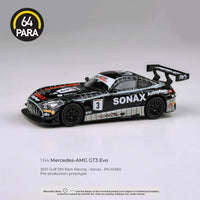 PREORDER PARA64 1/64 Mercedes-AMG GT3 2021 Gulf 12H Ram Racing – Sonax – PA-55360 (Approx. Release Date : Q1 2025 subject to manufacturer's final decision)