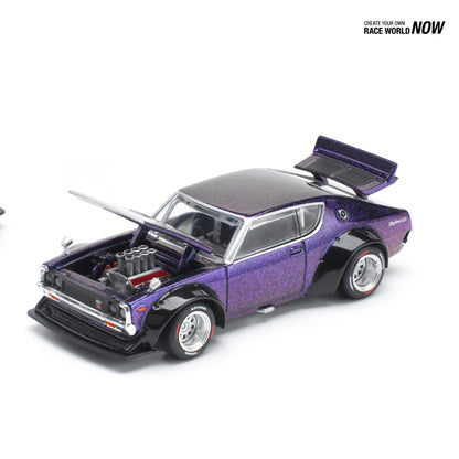 POPRACE 1/64 KPGC110 Kenmeri Magic Purple Macau GP 2024 Exclusive Edition PR640213