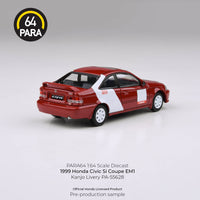 PREORDER PARA64 1/64 1999 Honda Civic Si Coupe EM1 – Kanjo Livery – PA-55628 (Approx. Release Date : Q1 2025 subject to manufacturer's final decision)