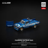 PREORDER POPRACE 1/64 PANDEM DATSUN 620 BLUE PR640217 (Approx. Release Date: Q1 2025 and subject to the manufacturer's final decision)