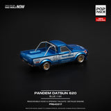 PREORDER POPRACE 1/64 PANDEM DATSUN 620 BLUE PR640217 (Approx. Release Date: Q1 2025 and subject to the manufacturer's final decision)