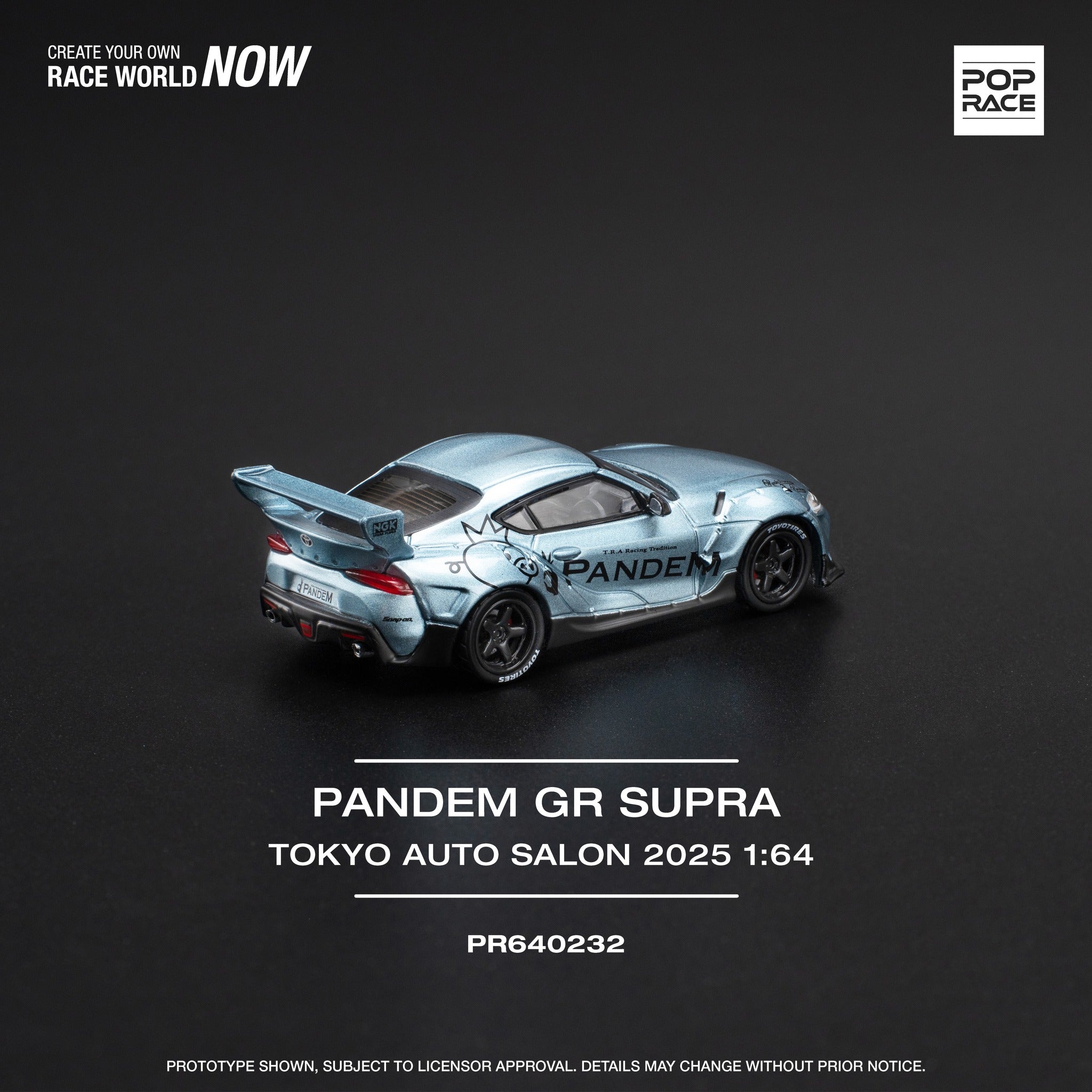ポメ POPRACE 1/64 Pandem GR Supra TOKYO AUTO SALON 2025 Exclusive