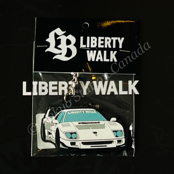 LIBERTY WALK JAPAN Rubber Keychain F40 White KY81-WH