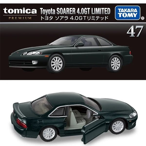 PREORDER Tomica Premium 47 Toyota Soarer 4.0GT Limited (Approx. Release Date : DEC 2025 subject to manufacturer's final decision)