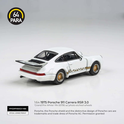 PARA64 1/64 1975 Porsche 911 Carrera RSR 3.0 Grand Prix White PA-55795