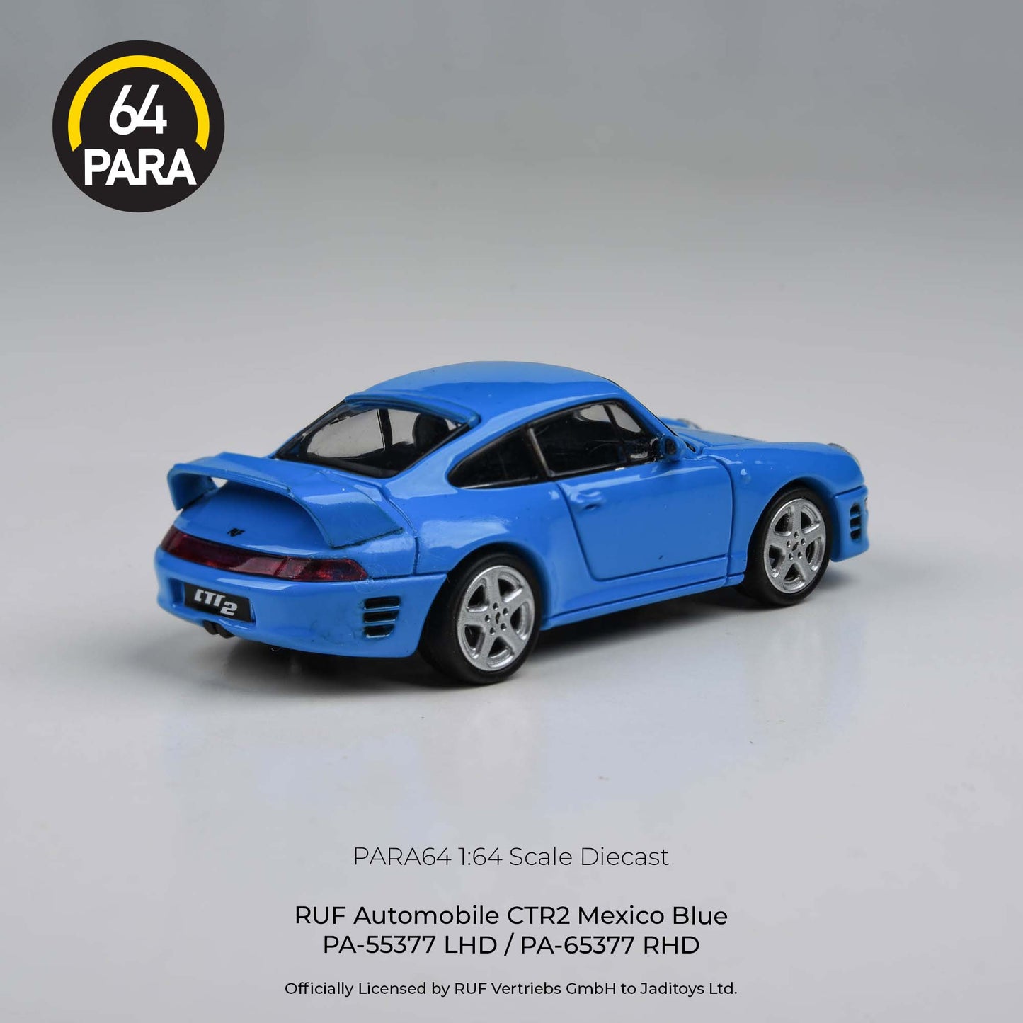 PARA64 1/64 1995 RUF Automobile CTR2 Mexico Blue LHD PA-55377