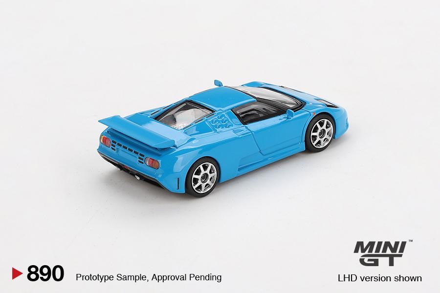 MINI GT 1/64 Bugatti EB110 Super Sport  Blu  Bugatti MGT00890-BL
