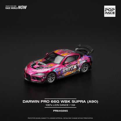 POPRACE 1/64 DARWIN PRO 66G WBK SUPRA (A90) - 1087X LION DANCE PR640285