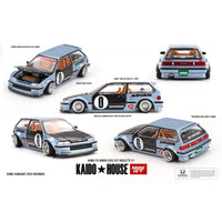 PREORDER MINI GT x Kaido House 1/64 HONDA CIVIC (EF) ROULETTE V1 KHMG179 (Approx. Release Date : Q3 2025 subject to manufacturer's final decision)