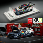 KILO x POPRACE 1/64 HONDA CIVIC TYPE R TCR MARTIN XIE 2024 (HEC 2025 Exclusive Model)