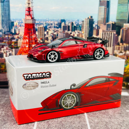 TARMAC WORKS GLOBAL64 1/64 Pagani Imola Rosso Dubai T64G-TL046-RE