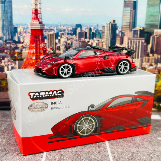 TARMAC WORKS GLOBAL64 1/64 Pagani Imola Rosso Dubai T64G-TL046-RE