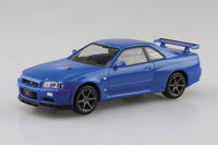 THE SNAP KIT NISSAN R34 SKYLINE GT-R (BAYSIDE BLUE) 11-A