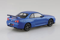 THE SNAP KIT NISSAN R34 SKYLINE GT-R (BAYSIDE BLUE) 11-A