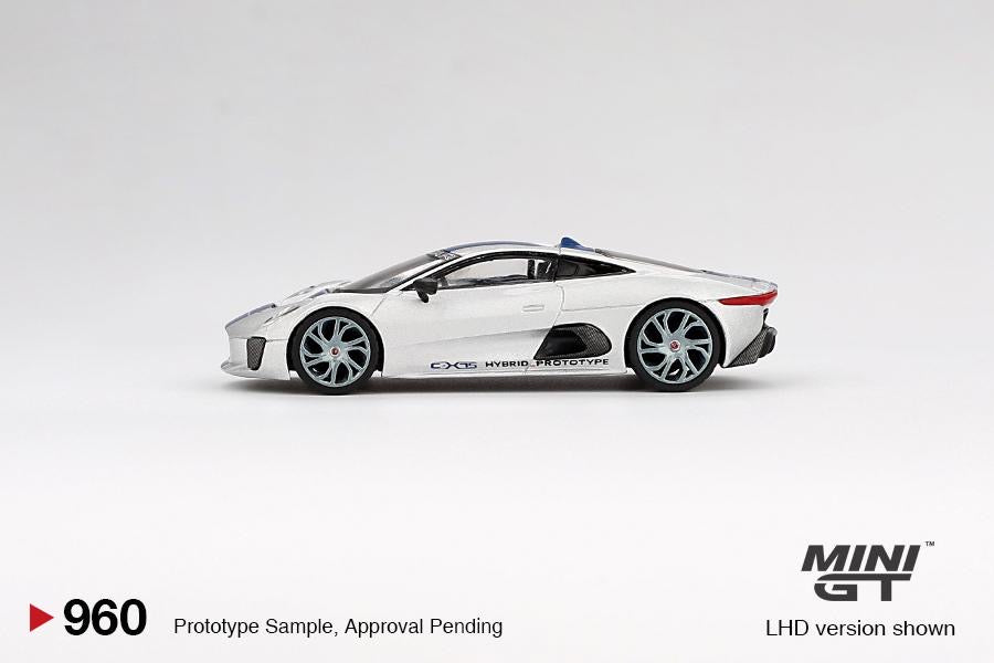 MINI GT 1/64 Jaguar C-X75 Silver MGT00960-BL