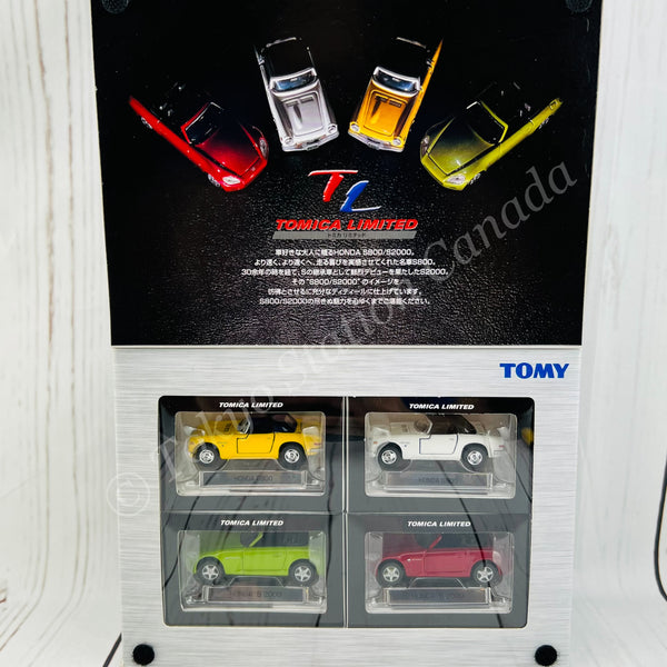 TOMY TOMICA LIMITED Honda S800 / S2000 4 Models Set