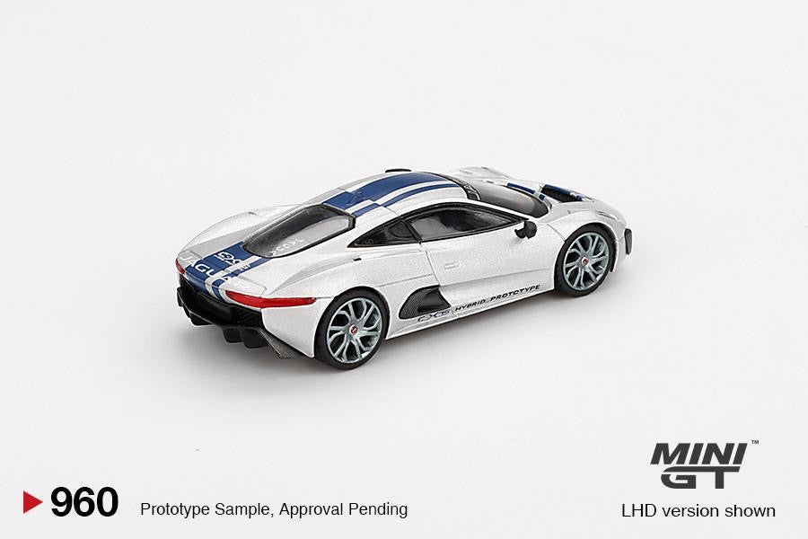 MINI GT 1/64 Jaguar C-X75 Silver MGT00960-BL