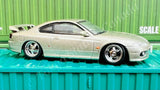 BM Creations x Diecast Master 1/64 Nissan Silvia S15 with Plastic Container SILVER RHD 64DM64011