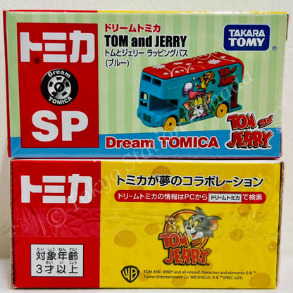 Dream TOMICA SP Tom and Jerry Wrapping Bus (Blue)