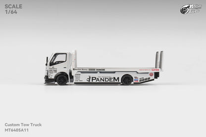 Micro Turbo 1/64 Custom Tow Truck Rocket Bunny - White MT6405A11