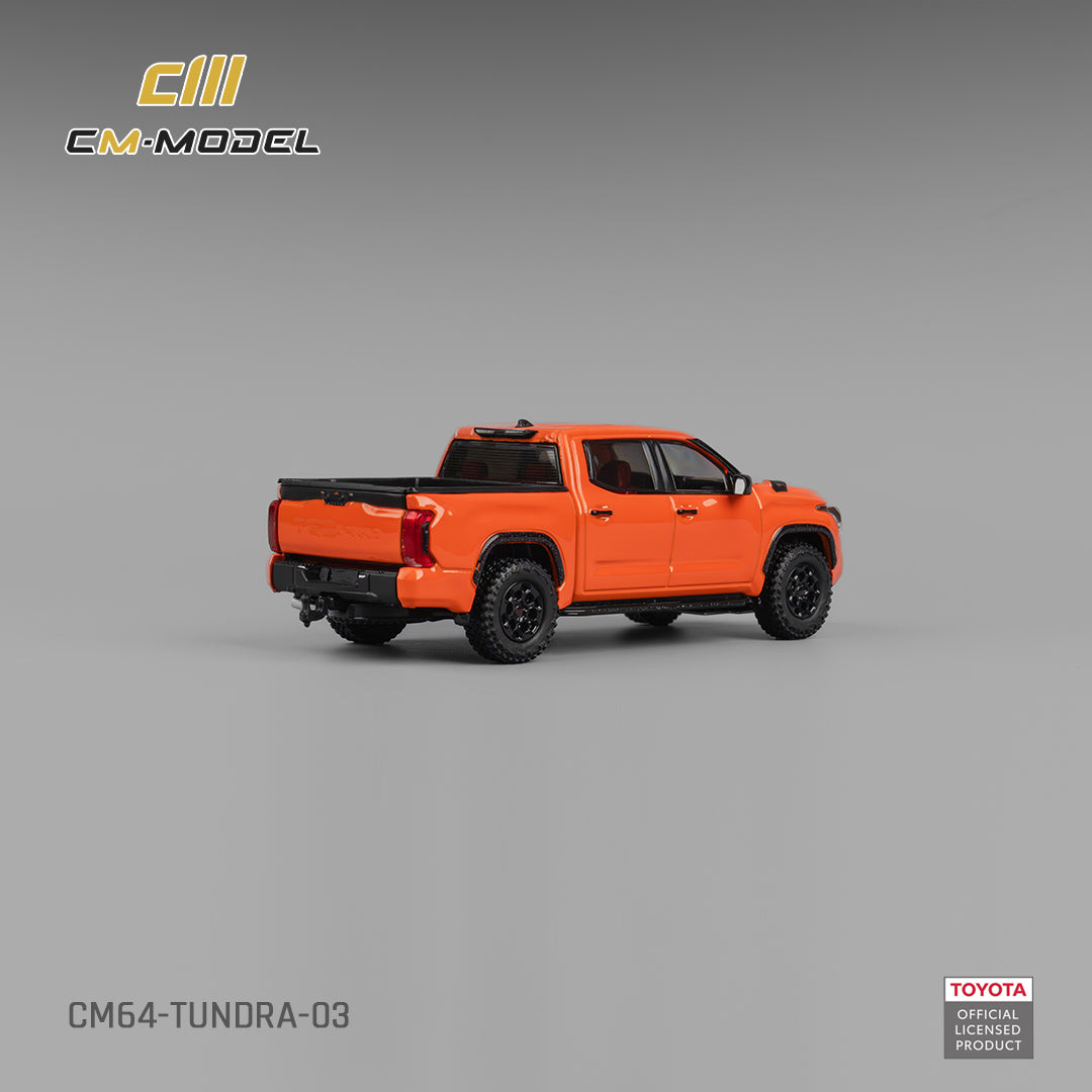 PREORDER CM MODEL 1/64 Toyota Tundra TRD Orange CM64-Tundra-03 (Approx. Release Date : Q4 2026 subject to manufacturer's final decision)