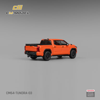PREORDER CM MODEL 1/64 Toyota Tundra TRD Orange CM64-Tundra-03 (Approx. Release Date : Q4 2026 subject to manufacturer's final decision)