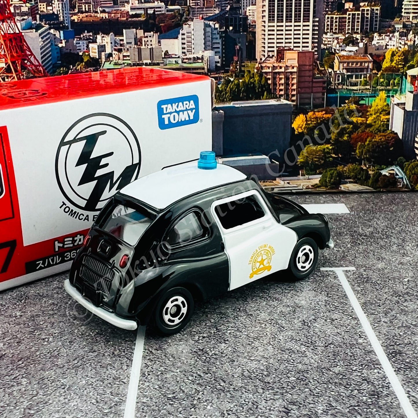TOMICA EVENT MODEL Subaru 360 Oversea Patrol Car