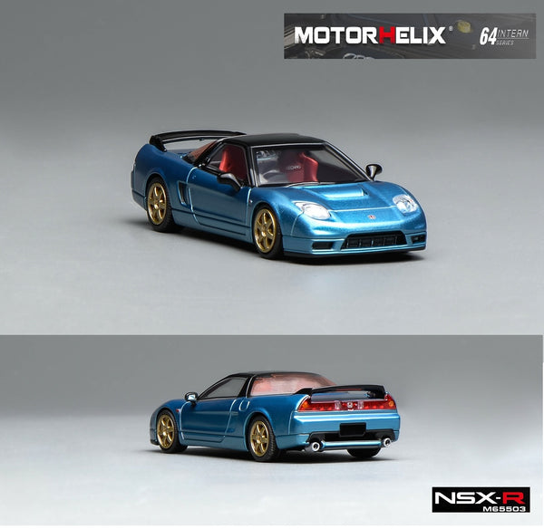 PREORDER Motorhelx Intern Series 1/64 Honda NSX-R (NA2) Ice Blue M65503 (Approx. Release Date: Q4 2025 and subject to the manufacturer's final decision)