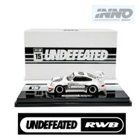 DPLS x RWB x INNO64 1/64 RWB964 White TASKL 2025 Exclusive Model IN64-964RWB-UNDFTD (CHASE CARS ARE RANDOMLY PACKED)