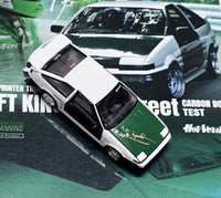 HOBBY JAPAN JDM64 1/64 Toyota Sprinter Trueno Drift King AE86 Street Carbon Door - Test (Hong Kong Toycar Salon 2025 Exclusive Edition) HJDM008A-1V