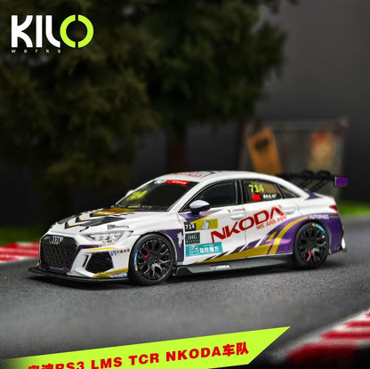 KILO Works 1/64 Audi RS 3 LMS Team nkoda 2024 KLW0024-1