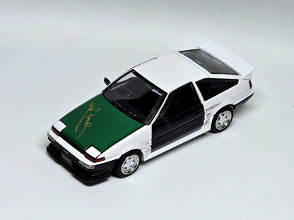 HOBBY JAPAN JDM64 1/64 Toyota Sprinter Trueno Drift King AE86 Street Carbon Door - Test (Hong Kong Toycar Salon 2025 Exclusive Edition) HJDM008A-1V