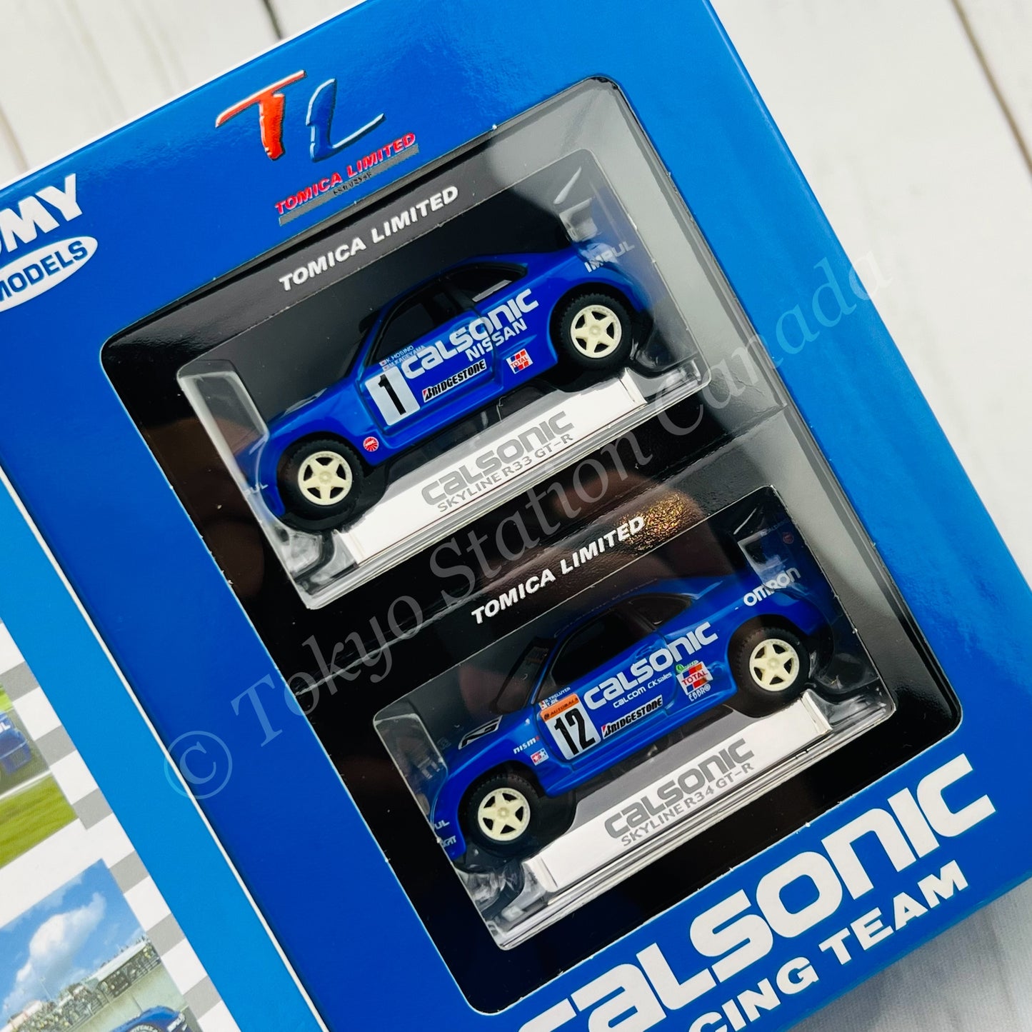 TOMY TOMICA LIMITED Calsonic Racing Team Limited Blue Box Set
