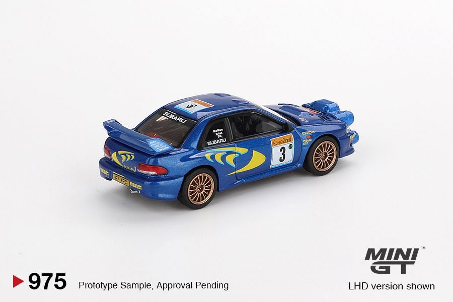 MINI GT 1/64 Subaru Impreza WRC98 1998 Rally Monte-Carlo 3rd Place #3 MGT00975