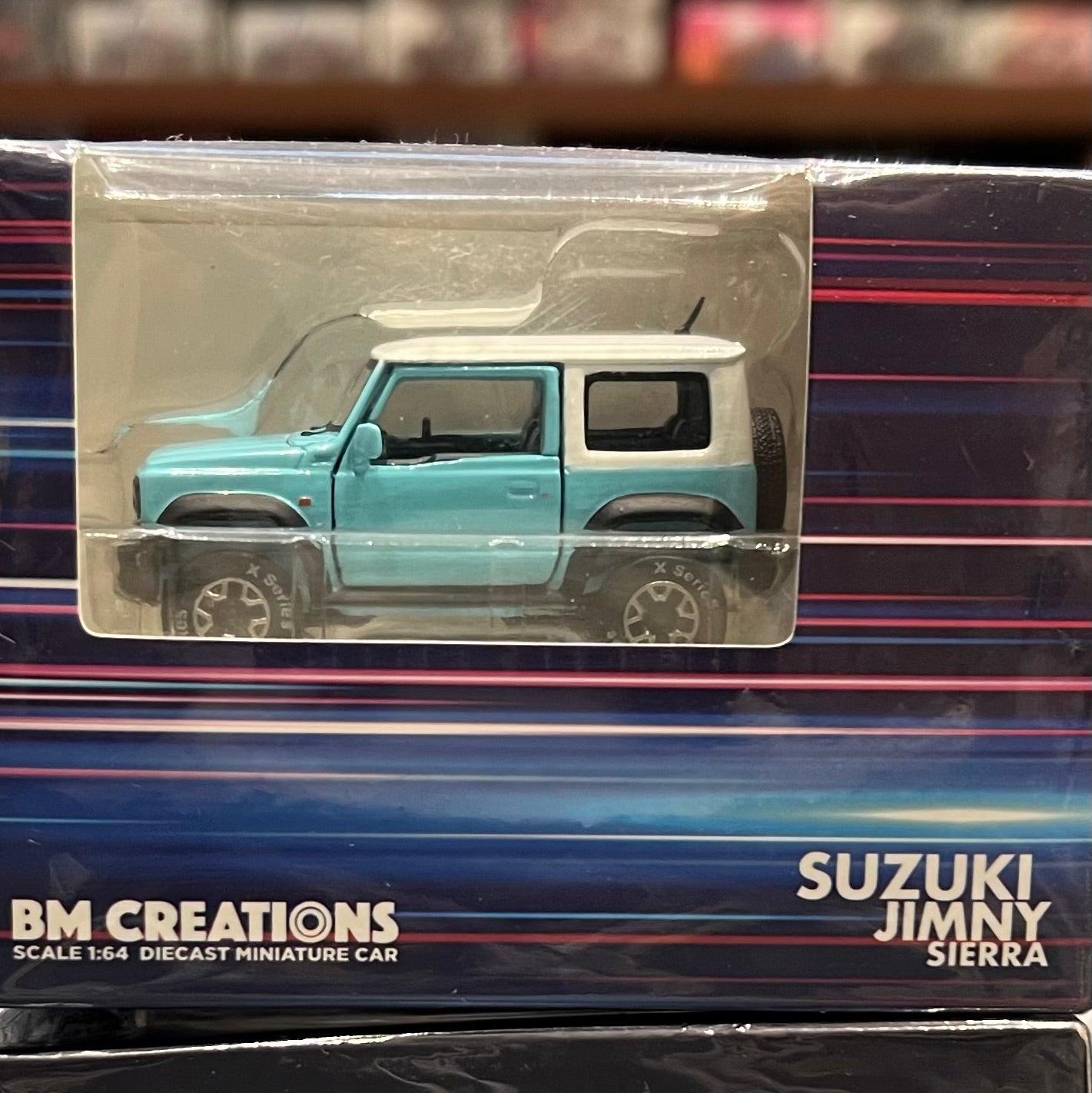 BM Creations 1/64 Suzuki Jimny Sierra (Baby blue) SINOPEC HONG KONG EXCLUSIVE MODEL