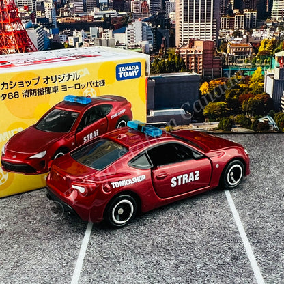 TOMICA SHOP ORIGINAL Toyota 86 Fire Command Vehicle European Specification