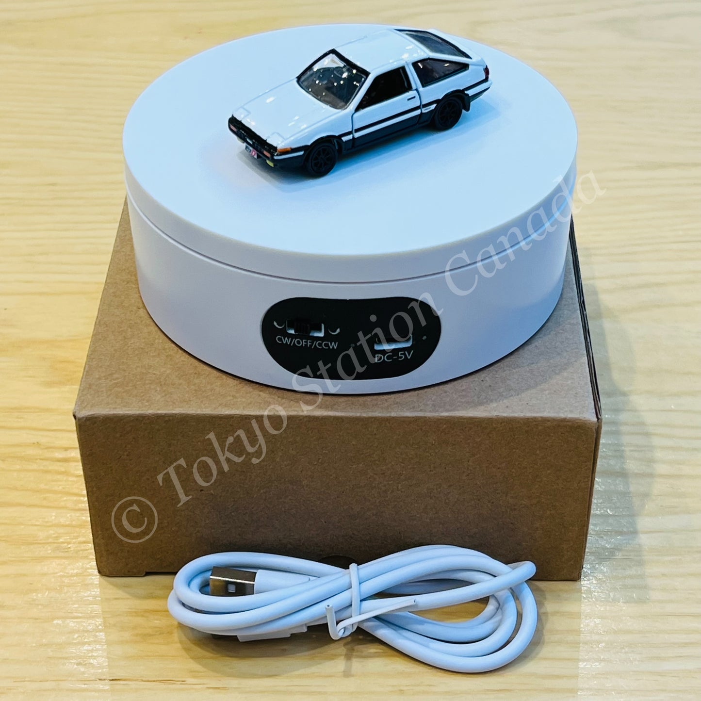 Mini Turntable Display 4.75" (White)